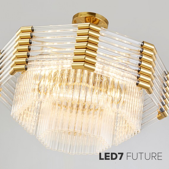 Loft Industry Modern - Tubes Setup Chandelier